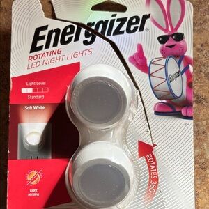 Energizer Soft White Rotating LED Night Lights